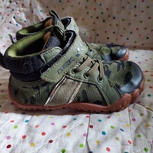 Kubua  Camouflage Boots - Green and Brown